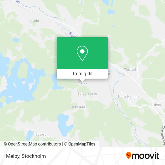 Melby karta