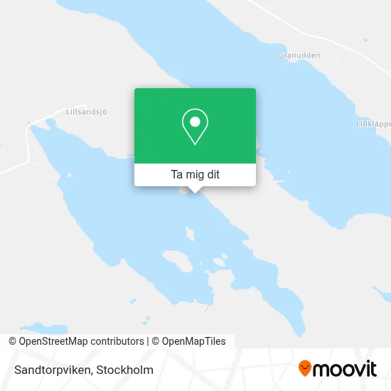Sandtorpviken karta