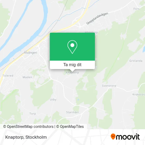Knaptorp karta