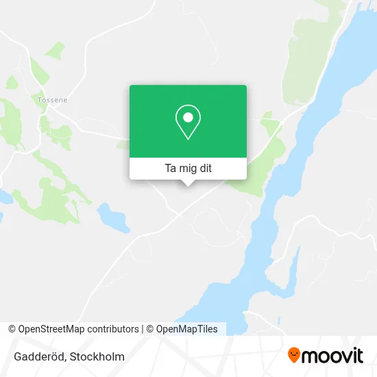 Gadderöd karta