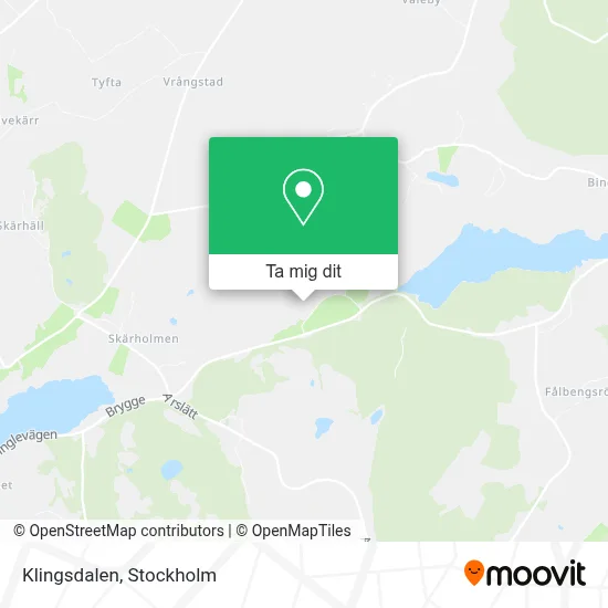 Klingsdalen karta