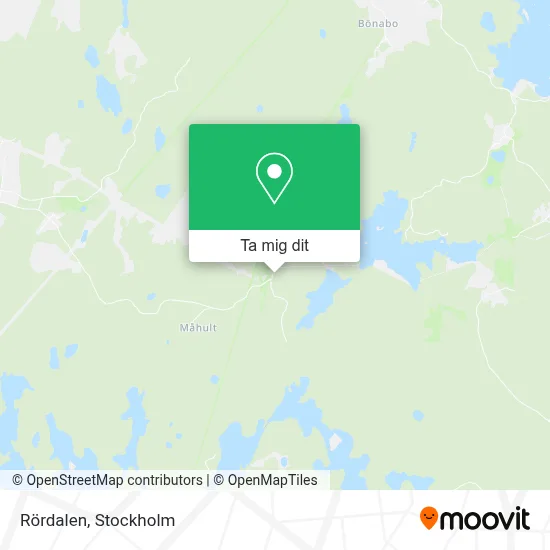 Rördalen karta