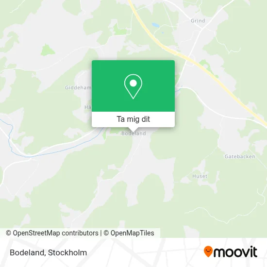 Bodeland karta