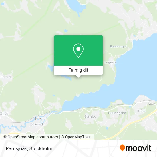 Ramsjöås karta