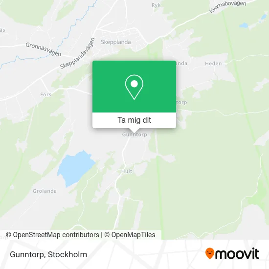 Gunntorp karta