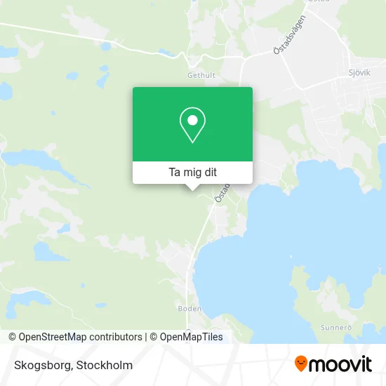 Skogsborg karta