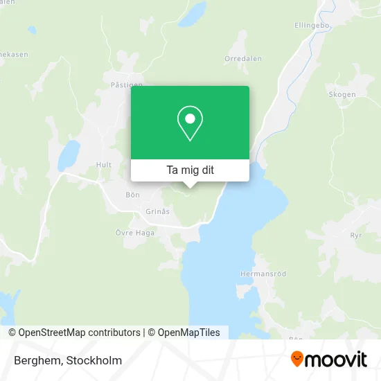 Berghem karta