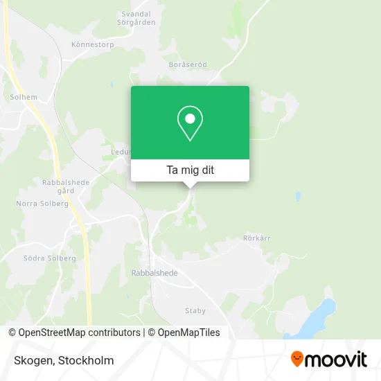 Skogen karta