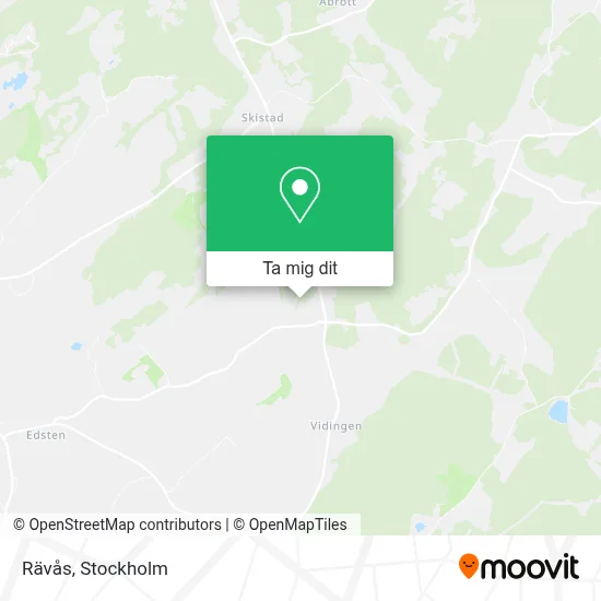 Rävås karta