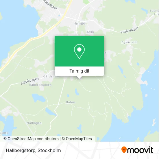 Hallbergstorp karta