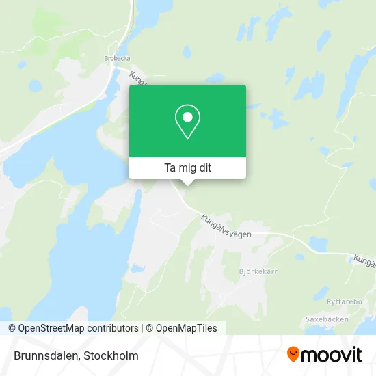 Brunnsdalen karta