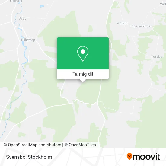 Svensbo karta