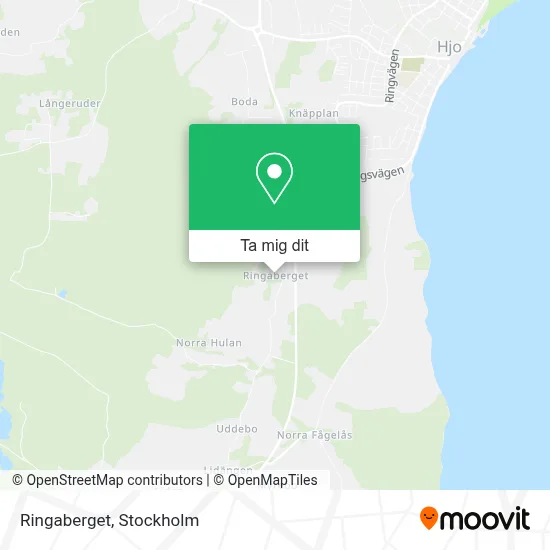 Ringaberget karta