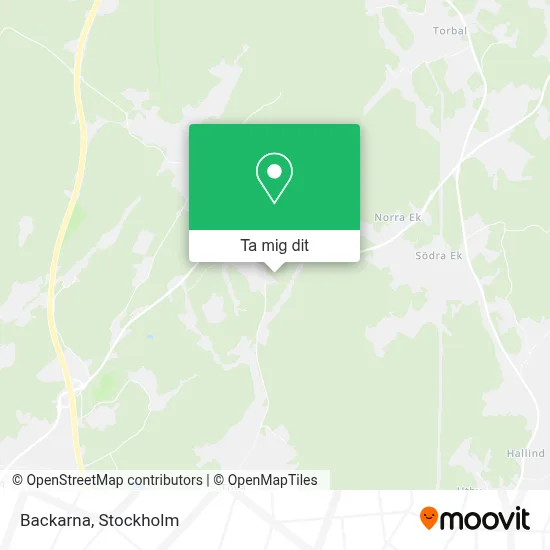 Backarna karta