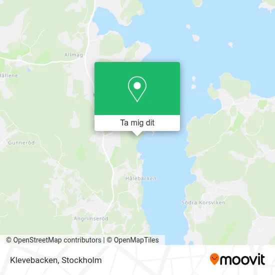 Klevebacken karta