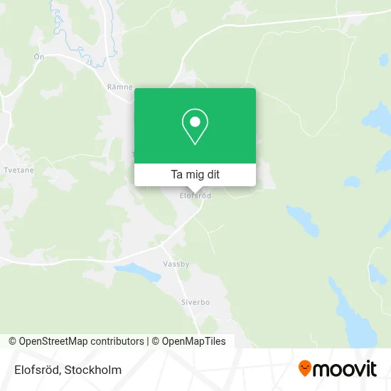 Elofsröd karta