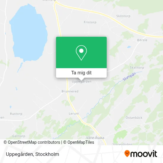 Uppegården karta