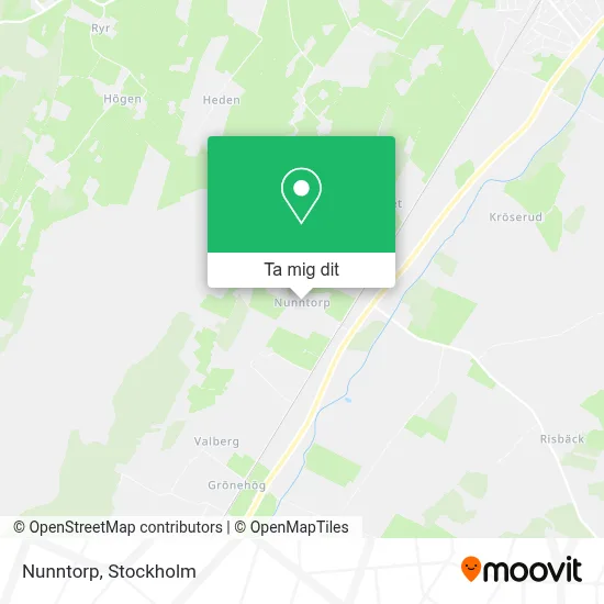 Nunntorp karta