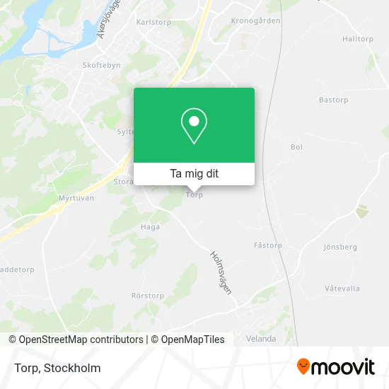 Torp karta