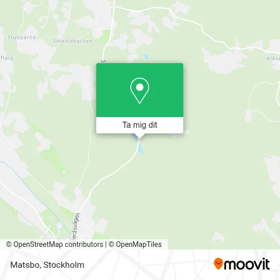 Matsbo karta