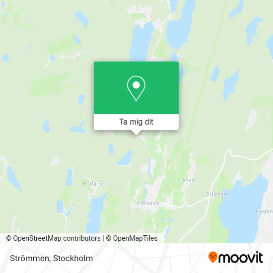 Strömmen karta