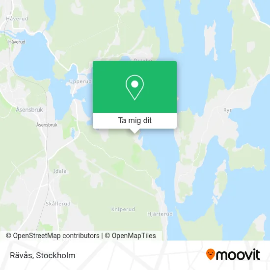 Rävås karta