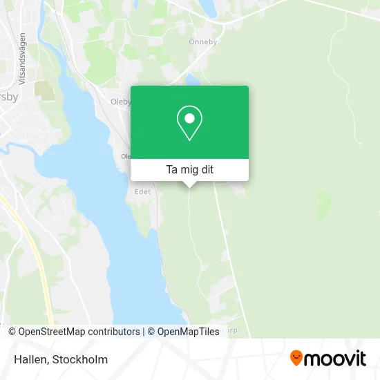 Hallen karta