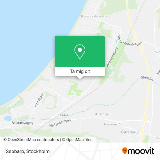 Sebbarp karta