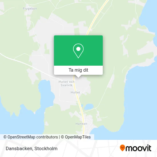 Dansbacken karta
