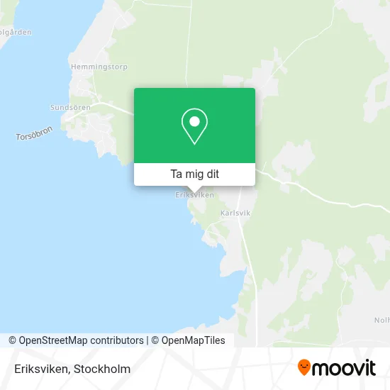 Eriksviken karta