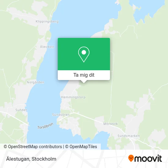 Älestugan karta