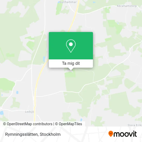 Rymningsslätten karta