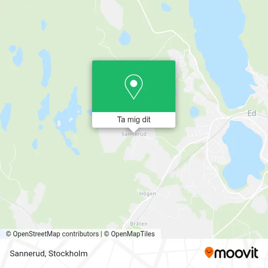 Sannerud karta
