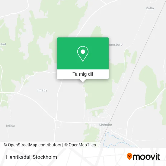Henriksdal karta