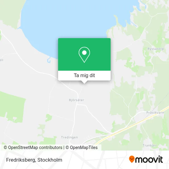 Fredriksberg karta
