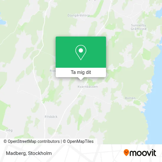 Madberg karta