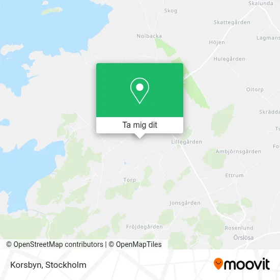 Korsbyn karta
