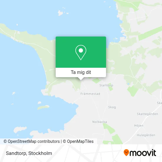 Sandtorp karta