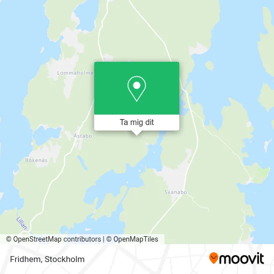 Fridhem karta