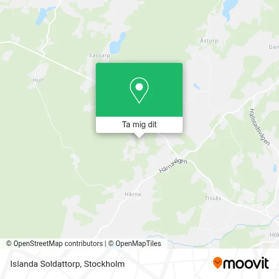 Islanda Soldattorp karta