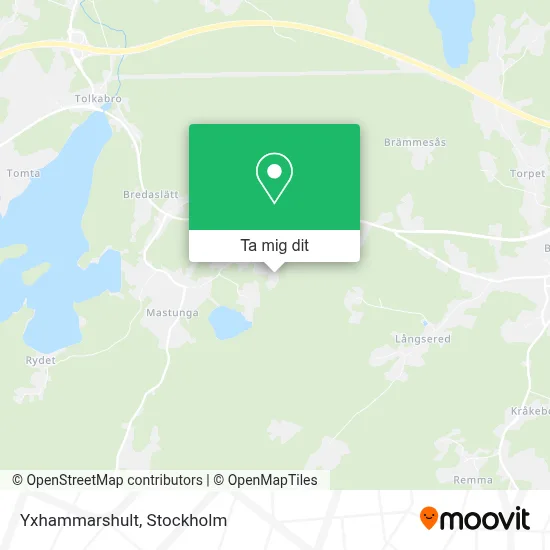 Yxhammarshult karta