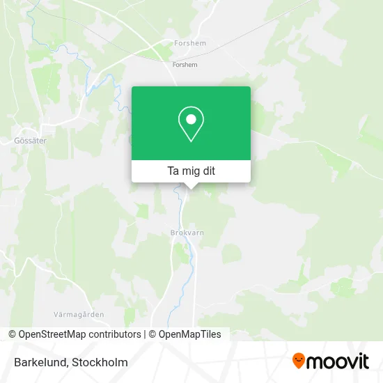 Barkelund karta