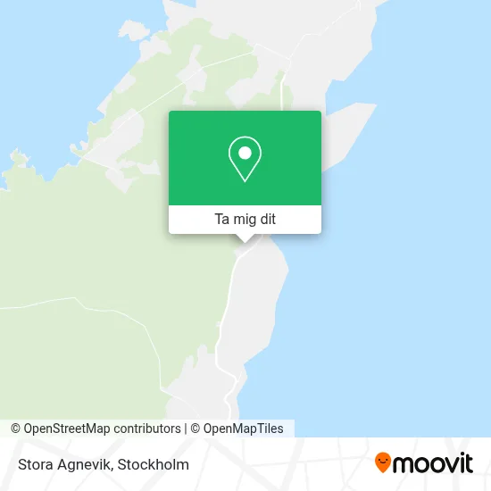 Stora Agnevik karta