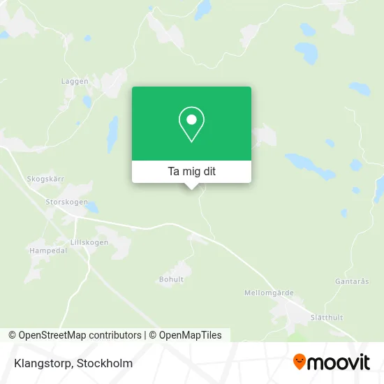 Klangstorp karta