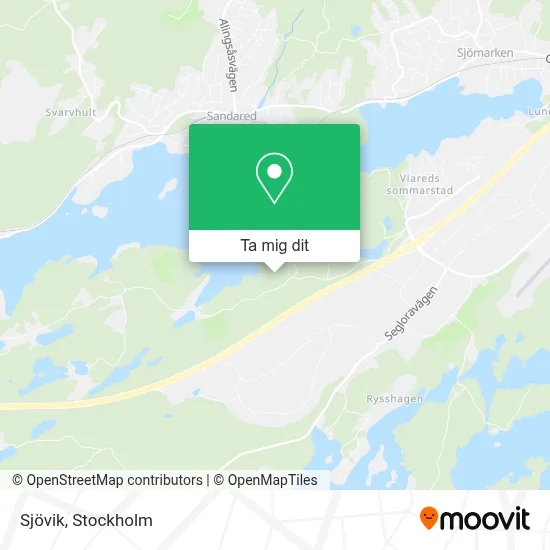 Sjövik karta