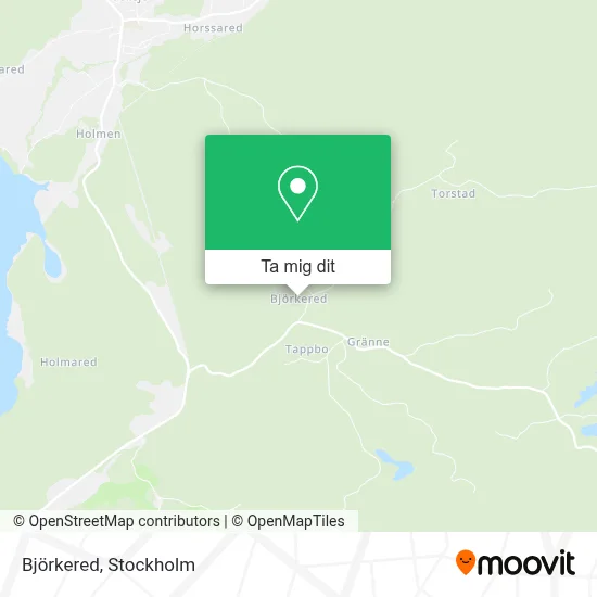 Björkered karta