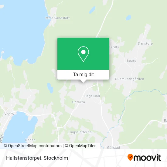 Hallstenstorpet karta