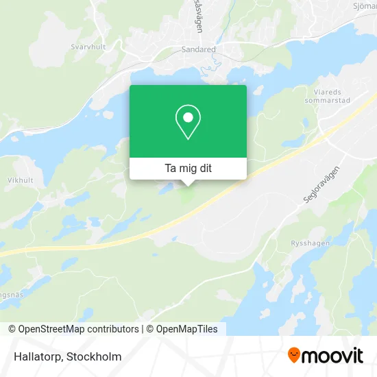 Hallatorp karta