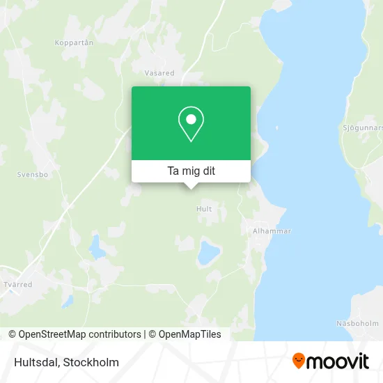 Hultsdal karta