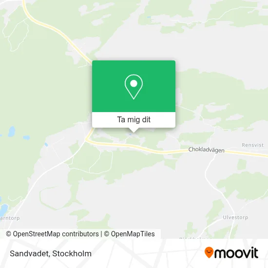 Sandvadet karta
